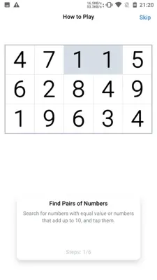 Number Match android App screenshot 0